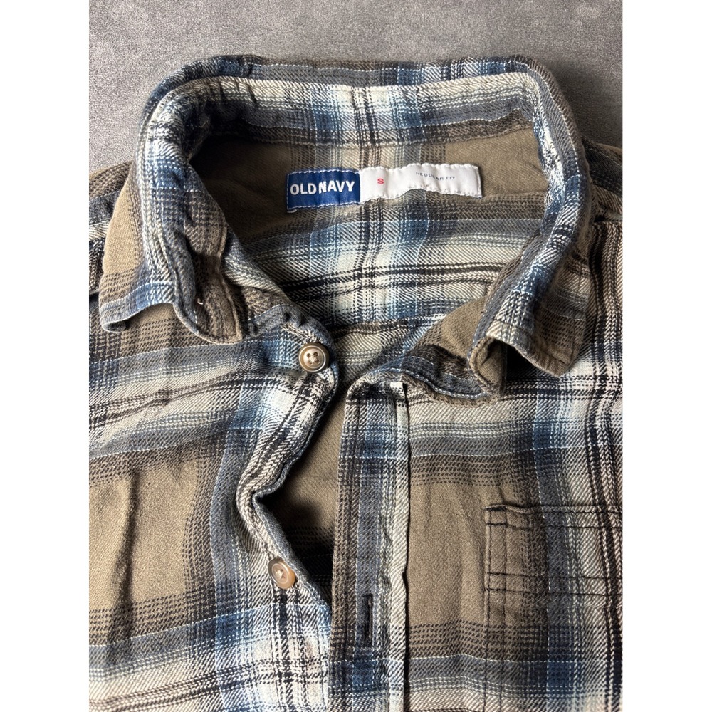 Plaid Shirt Brown Blue